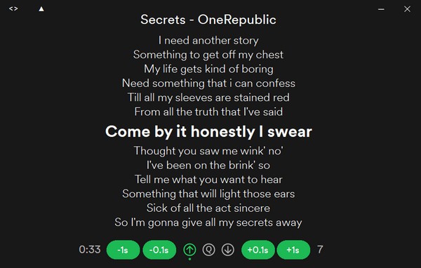 Spotify Lyrics