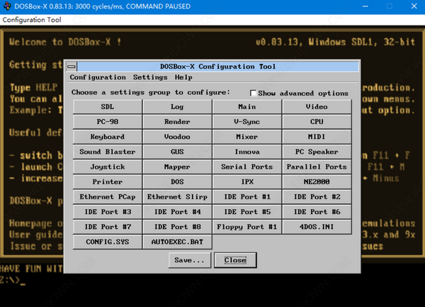 DOSbox-X模拟器