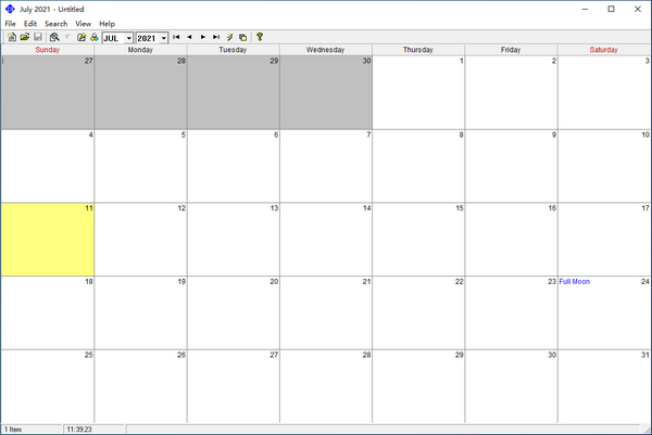 Calendar Program Pro