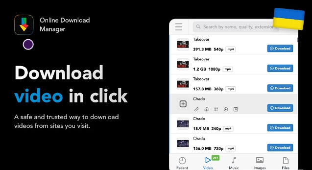 Video Downloader下载管理器插件